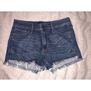 cutoff denim shorts